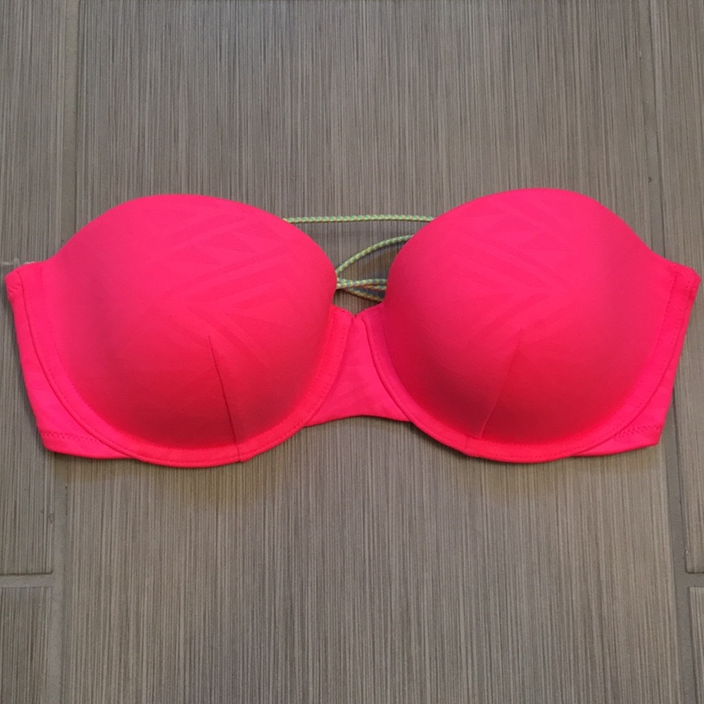 Bright pink Victoria’s Secret swim top!